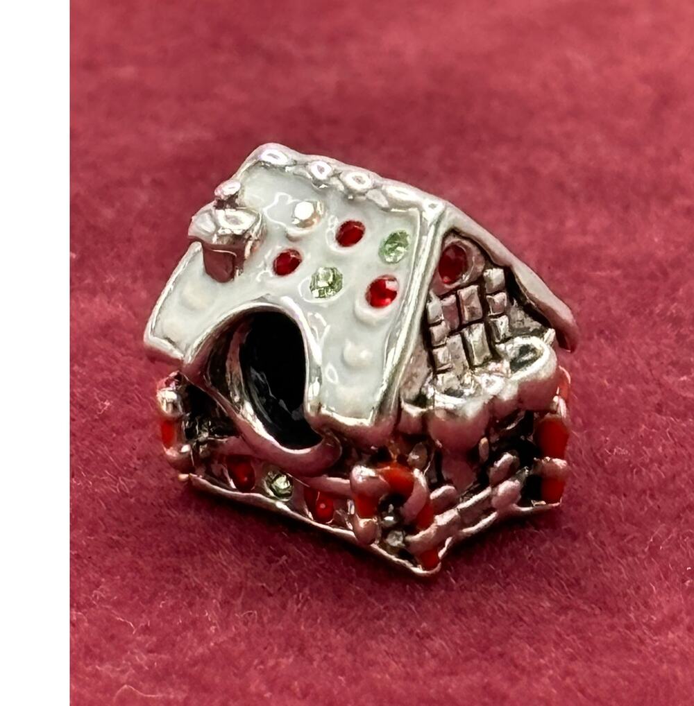 Chamilia Sterling Silver Gingerbread House Limited Edition Bead Charm #82207